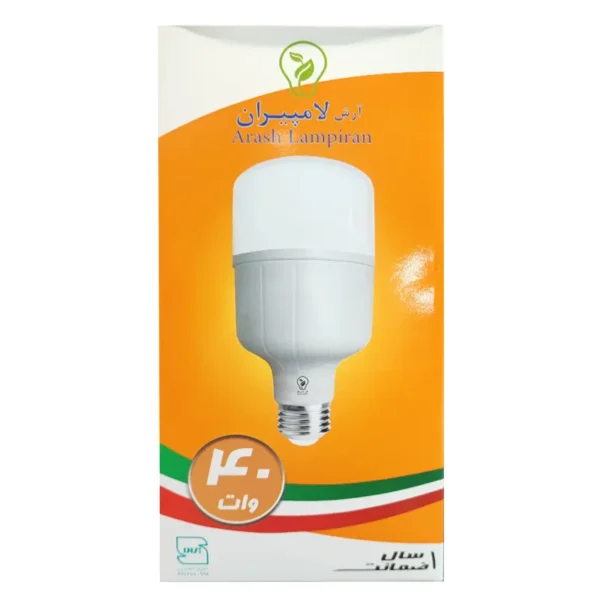لامپ LED 40 وات پایه E27 نور مهتابی و آفتابی